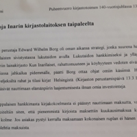 Poimintoja Inarin kirjastolaitoksen taipaleelta - kirjasto 140 vuotta.jpg