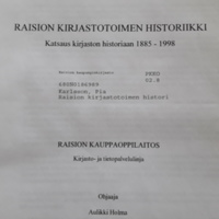 Raision kirjastotoimen historiikki 1885-1998.jpg