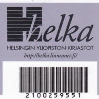 Kirjastokortti - Helka-kirjastot